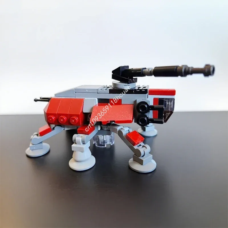 Набор строительных блоков MOC Micro AT-TE Star Battle (104 детали) для развития логического мышления и воображения в космической тематике, решение задач, рождественский подарок
Набор строительных блоков MOC Micro AT-TE Star Battle (104 детали) для развития логического мышления и воображения в космической тематике, решение задач, рождественский подарок