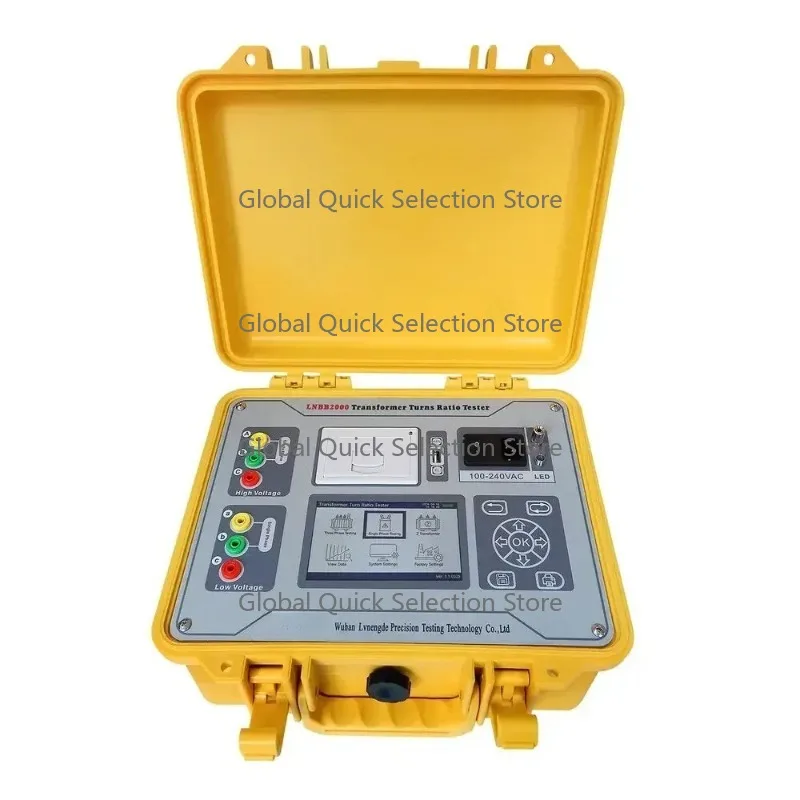 Three Phase Voltage Transformer Ratio Tester Turns Ratio Group Meter TTR Testing
Three Phase Voltage Transformer Ratio Tester Turns Ratio Group Meter TTR Testing