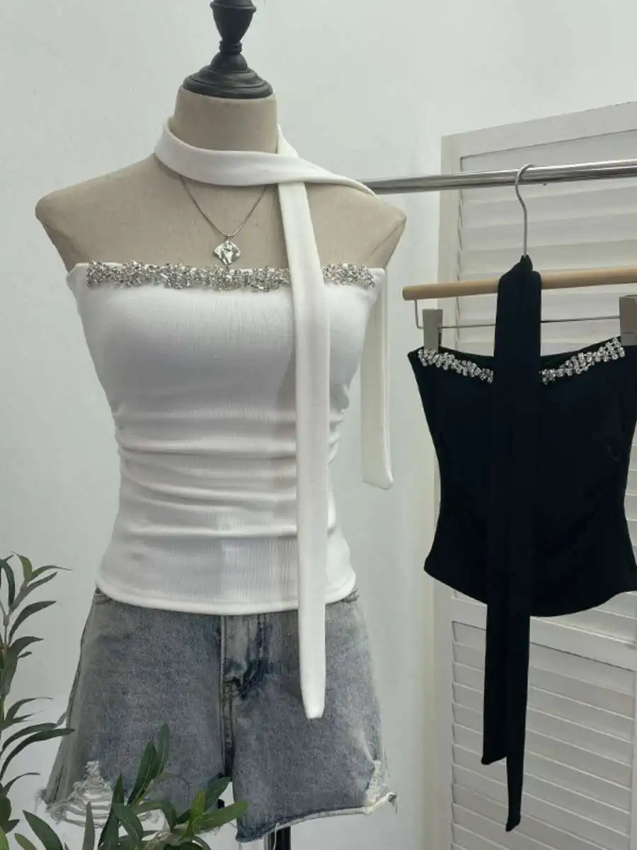 Сексуальный жилет с пайетками на бретельках и накладкой на грудь, женский топ на бретельках с тяжелыми украшениями и сложенной талией или длиной
Сексуальный жилет с пайетками на бретельках и накладкой на грудь, женский топ на бретельках с тяжелыми украшениями и сложенной талией или длиной