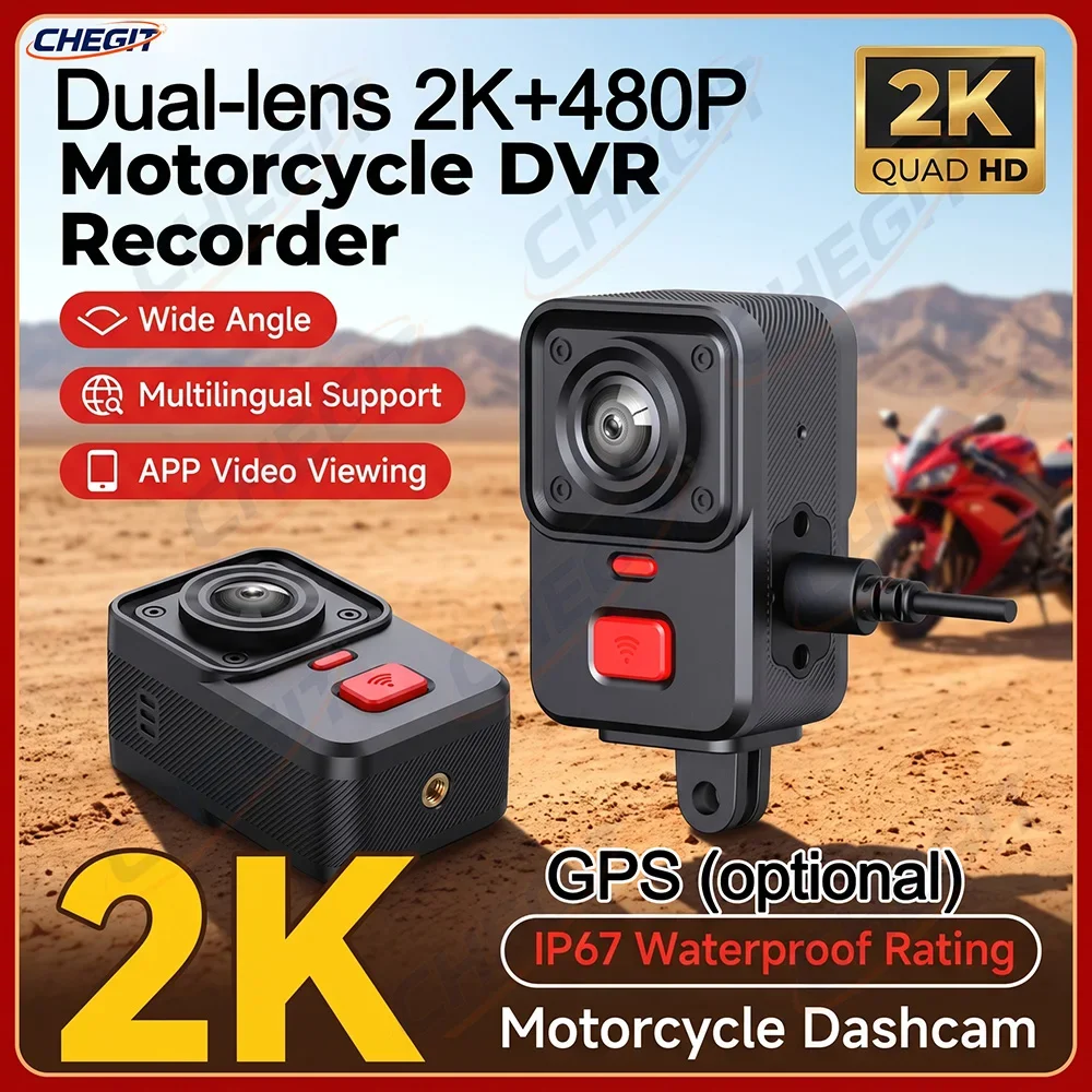 Dual lens 2K WiFi GPSMotorcycle DVR Waterproof Camera Loop Recording Ultra Wide Angle Lens Video Recorder Outdoor Dash Cam
Dual lens 2K WiFi GPSMotorcycle DVR Waterproof Camera Loop Recording Ultra Wide Angle Lens Video Recorder Outdoor Dash Cam