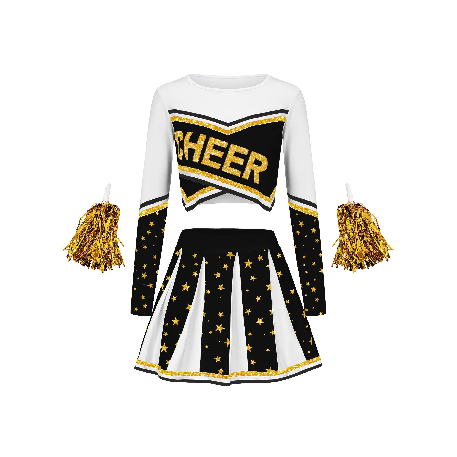 Adult Women's Clothing Games Cheerleading Performance Costume Cheerleading Costume Suit Competition Dress Performance Uniform
Adult Women's Clothing Games Cheerleading Performance Costume Cheerleading Costume Suit Competition Dress Performance Uniform