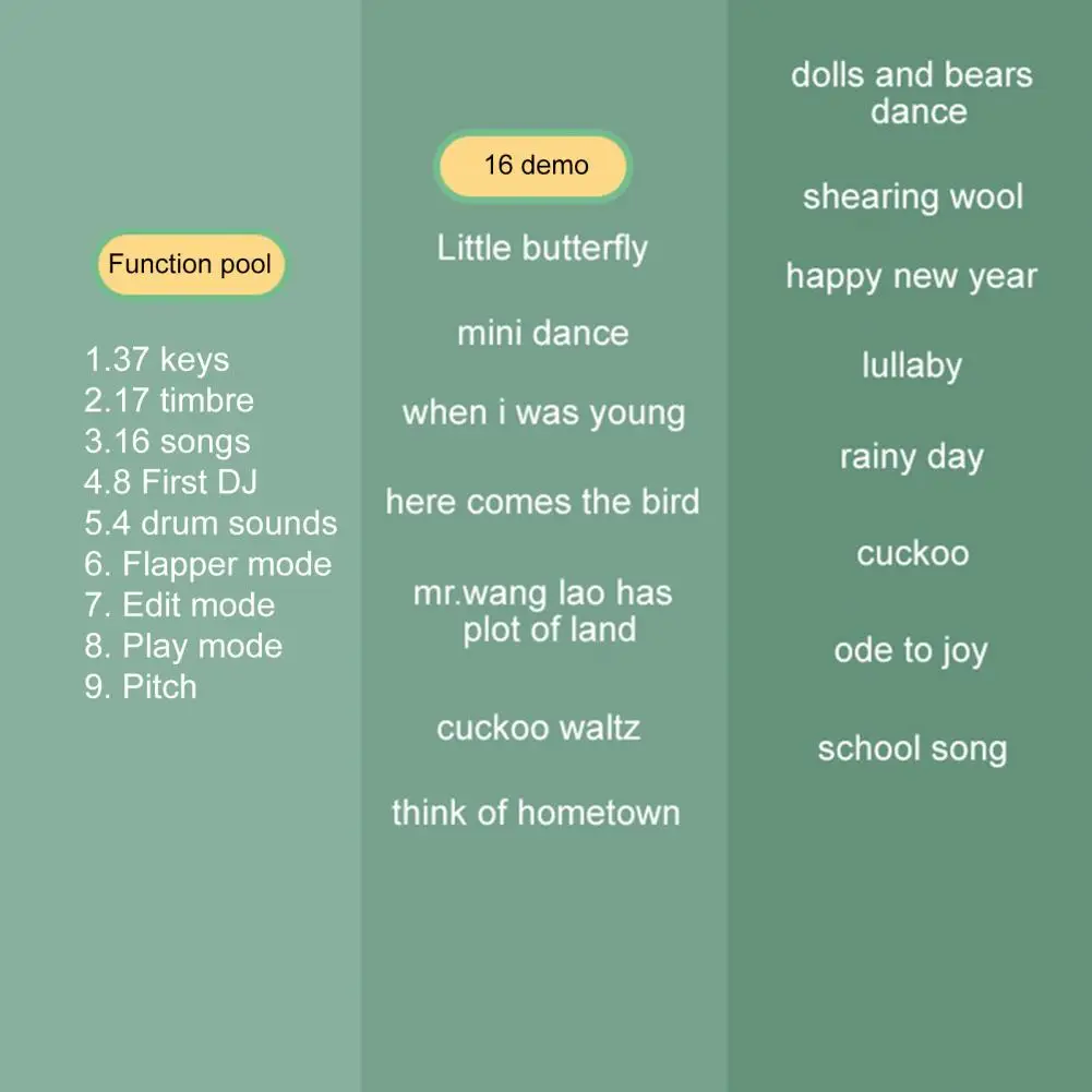 Игрушка-пианино для малышей, обучающая детская игрушка-клавиатура для электронного пианино с микрофоном 37, многофункциональная для мальчиков и малышей
Игрушка-пианино для малышей, обучающая детская игрушка-клавиатура для электронного пианино с микрофоном 37, многофункциональная для мальчиков и малышей