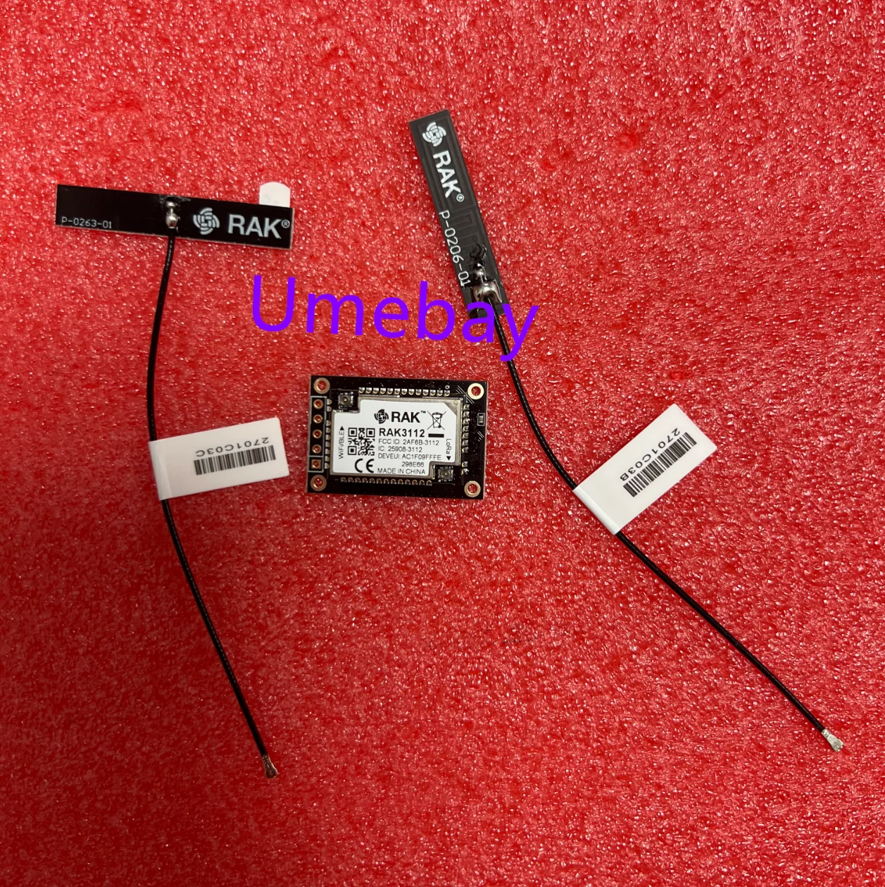 1 piece, integrated circuit, dual core module RAK3312, ESP32-S3 WiFi, BLE, suitable for LoRaWAN,
1 piece, integrated circuit, dual core module RAK3312, ESP32-S3 WiFi, BLE, suitable for LoRaWAN,