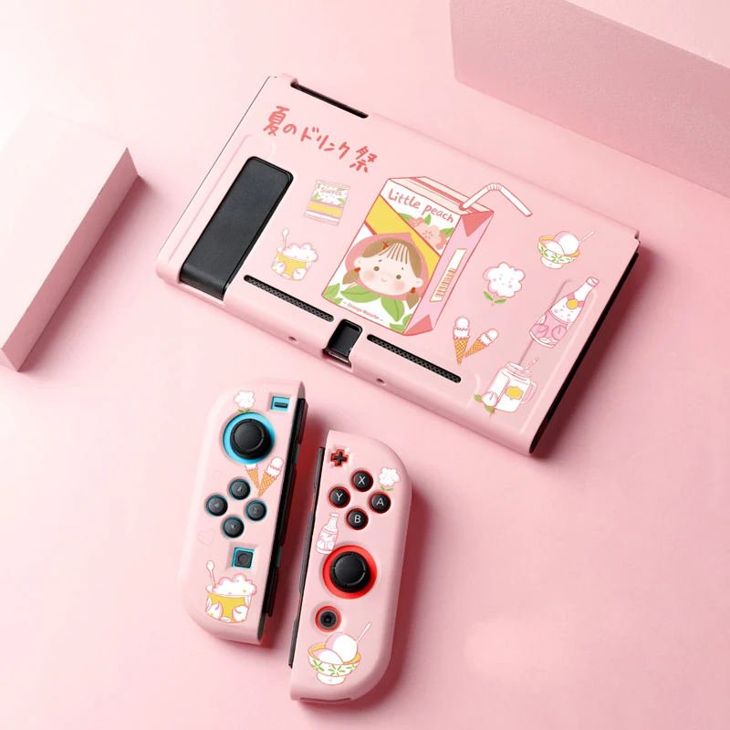 Pink Blue Kawaii Protective Shell For Nintendo Switch Case NS Joycon Controller Split TPU Cover for Nintendo Switch Accessories
Pink Blue Kawaii Protective Shell For Nintendo Switch Case NS Joycon Controller Split TPU Cover for Nintendo Switch Accessories