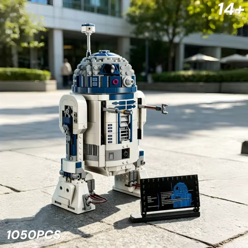 1050PCS Space Wars Robot Building Blocks Set R2-D2 DIY Assembly Model Home Decor ornament Festival Birthday Gifts For Adults
1050PCS Space Wars Robot Building Blocks Set R2-D2 DIY Assembly Model Home Decor ornament Festival Birthday Gifts For Adults