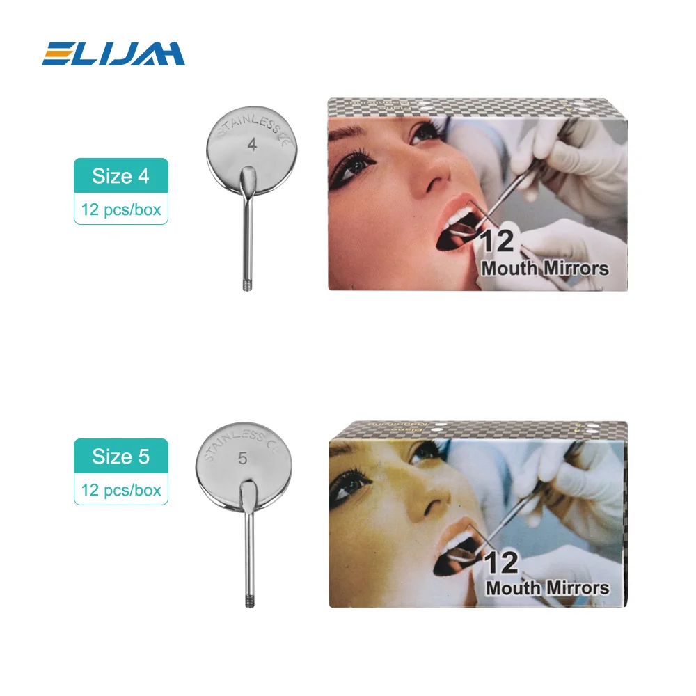 12Pcs Mirror + 1pc Handle Stainless Steel Dental Mirror Mouth Tooth Oral Care Dental Mouth Mirror Reflector Inspect Instrument
12Pcs Mirror + 1pc Handle Stainless Steel Dental Mirror Mouth Tooth Oral Care Dental Mouth Mirror Reflector Inspect Instrument