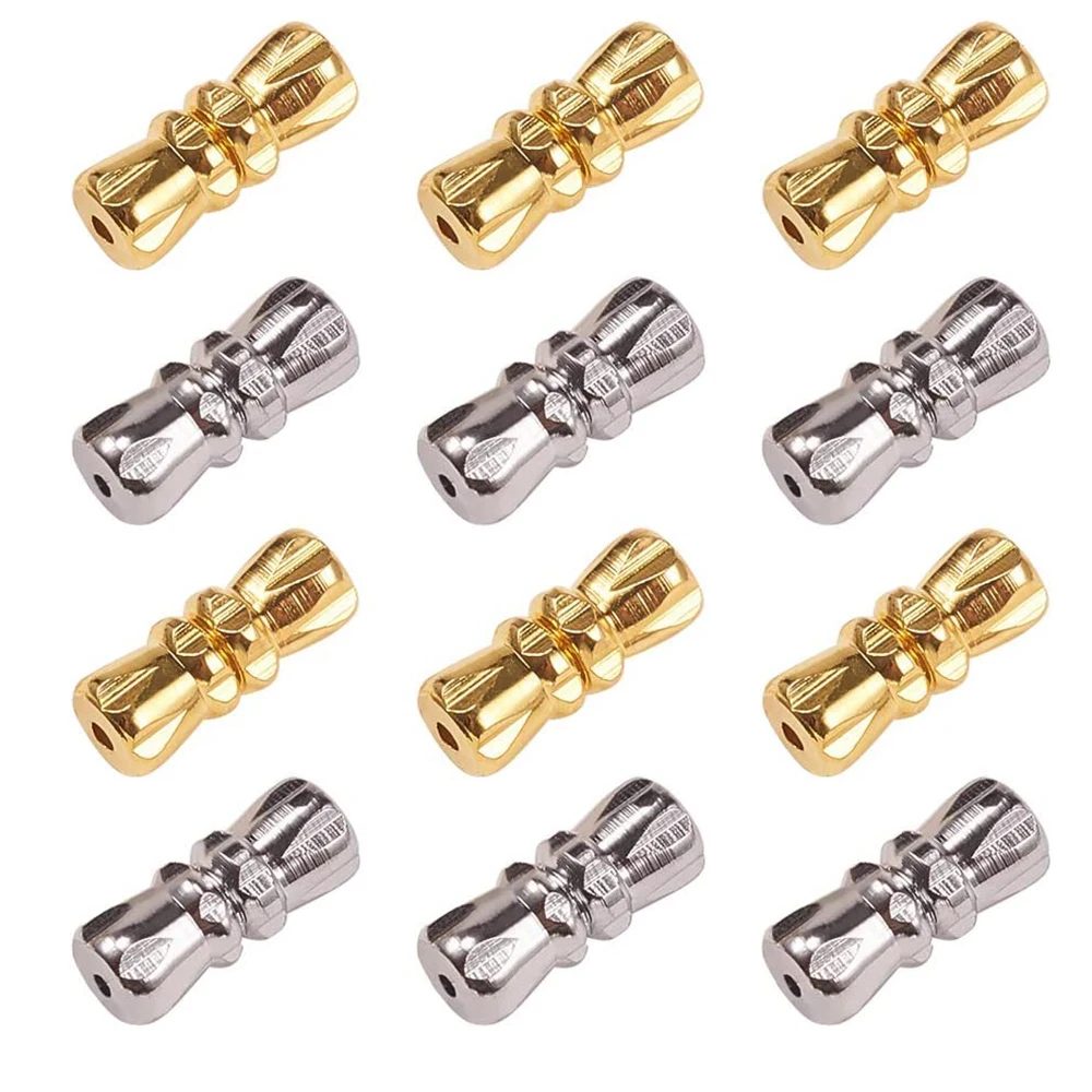 10pcs Barrel Screw Clasp Golden Platinum Twist Clasps Connector Cord End Cap for DIY Necklace Bracelet Anklet Jewelry Making
10pcs Barrel Screw Clasp Golden Platinum Twist Clasps Connector Cord End Cap for DIY Necklace Bracelet Anklet Jewelry Making