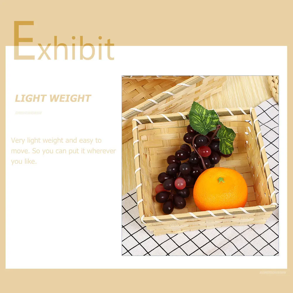 Household Egg Basket Bamboo Woven Storage Basket Lightweight Home Accessory Fruit Storage Container for Kitchen Dining Room
Household Egg Basket Bamboo Woven Storage Basket Lightweight Home Accessory Fruit Storage Container for Kitchen Dining Room