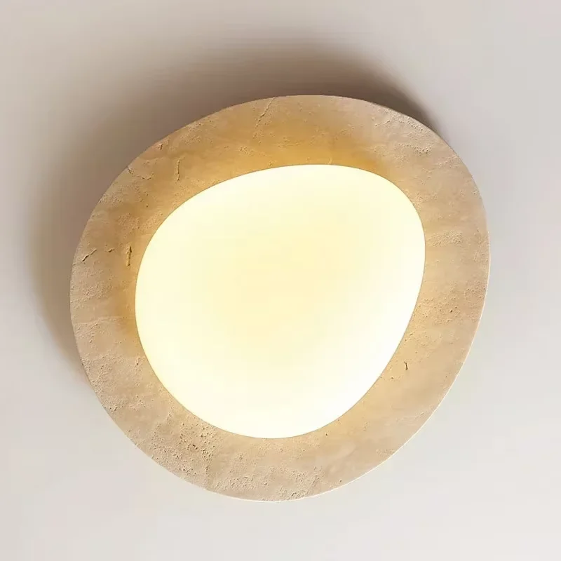 Natural Stone Ceiling Light Japanese Creative Wabi Sabi Cream Style LED Light Balcony Bedroom Lighting Home Room Decoration
Natural Stone Ceiling Light Japanese Creative Wabi Sabi Cream Style LED Light Balcony Bedroom Lighting Home Room Decoration