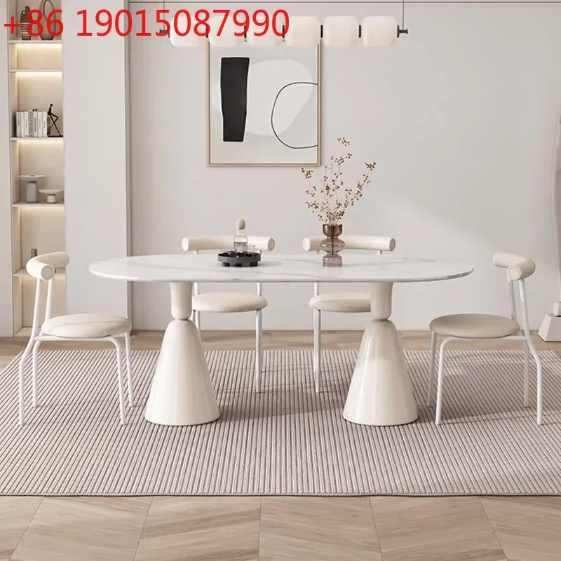 Nordic Unique Modern Table Kitchen Living Room Oval Design White Dining Table Restaurant Luxury Mesa De Jantar Modern Furniture
Nordic Unique Modern Table Kitchen Living Room Oval Design White Dining Table Restaurant Luxury Mesa De Jantar Modern Furniture