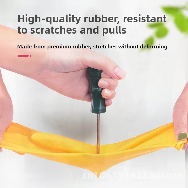 Thickened Latex Rubber Gloves Household Kitchen Cleaning Waterproof Dishwashing Laundry Labor Protection Leather Gloves XL L M S
Thickened Latex Rubber Gloves Household Kitchen Cleaning Waterproof Dishwashing Laundry Labor Protection Leather Gloves XL L M S