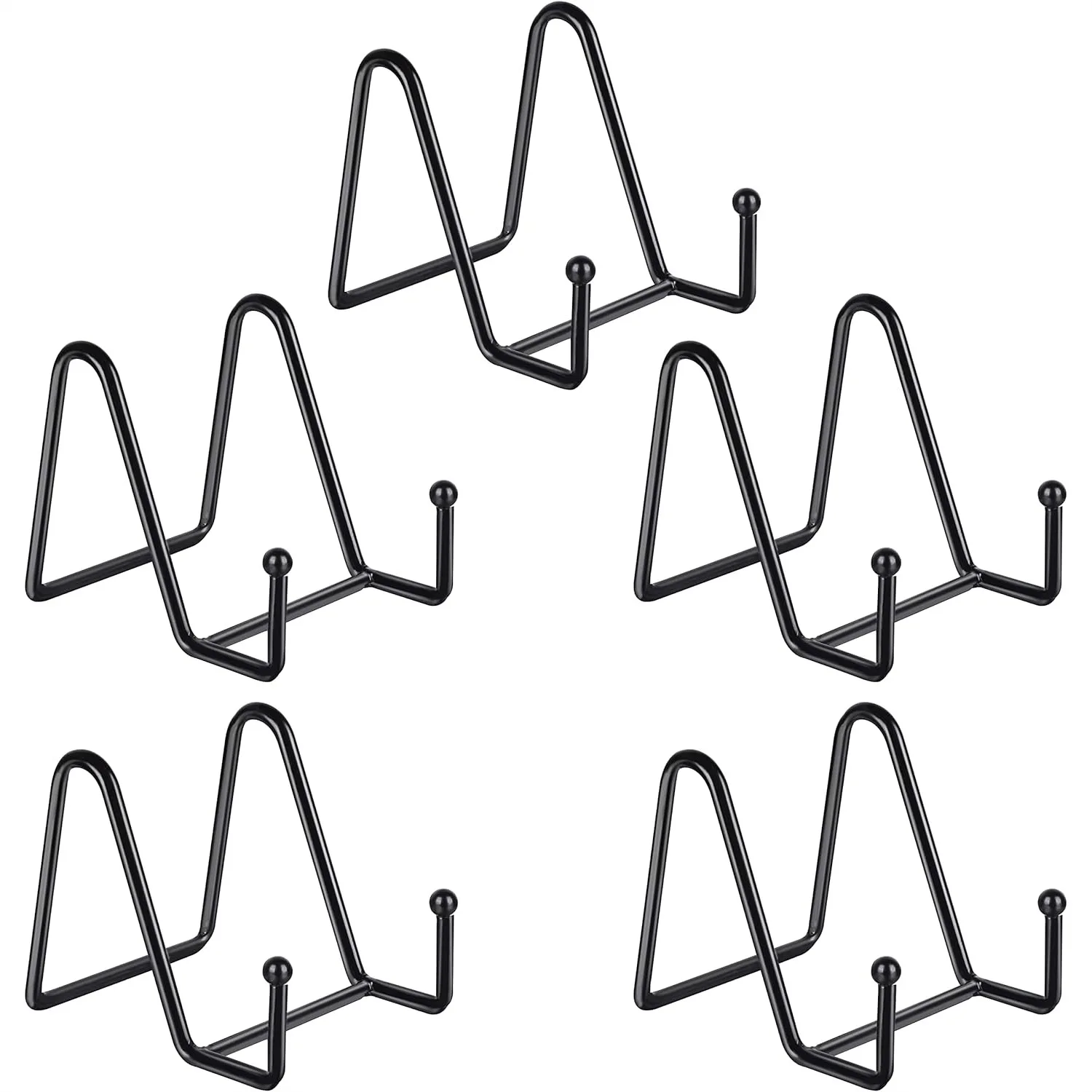 5 Pack 3 Inch Metal Easel Display Stands Black Iron Plate Holder for Picture Photo Book Artwork
5 Pack 3 Inch Metal Easel Display Stands Black Iron Plate Holder for Picture Photo Book Artwork