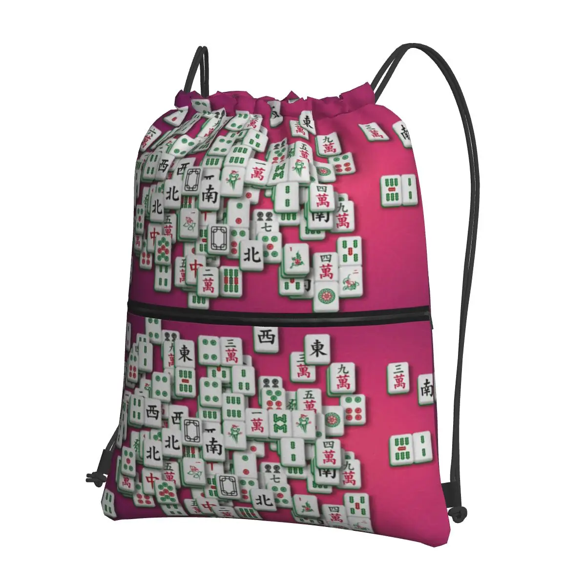 Mahjong Tile Pattern Backpacks Casual Drawstring Bags Sports Bag Book Bags for Man Woman Students
Mahjong Tile Pattern Backpacks Casual Drawstring Bags Sports Bag Book Bags for Man Woman Students