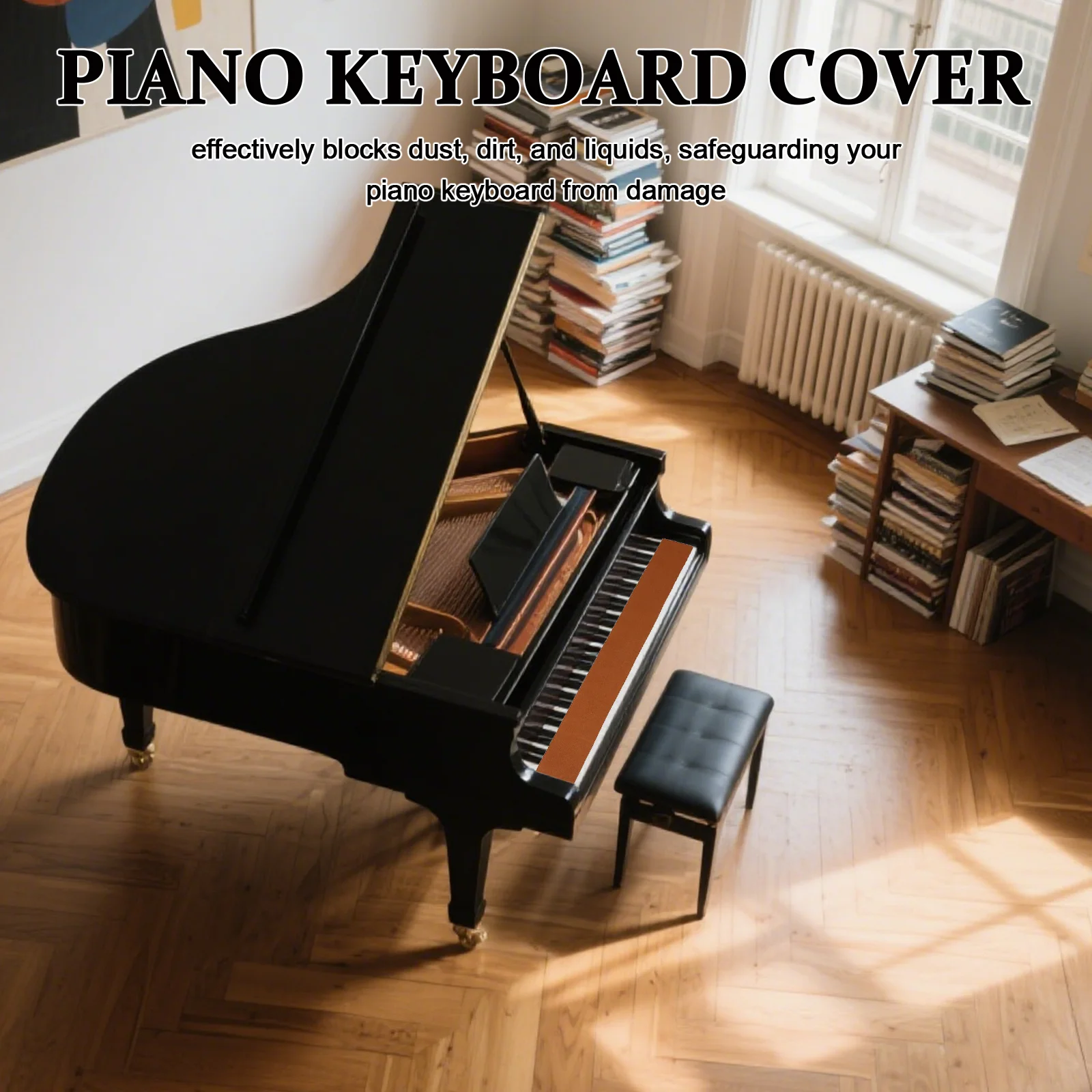 2Pcs Piano Keyboard Dust Cover Soft Durable Cloth Protective Cover for 88 Keys Electronic Digital Piano Keyboard
2Pcs Piano Keyboard Dust Cover Soft Durable Cloth Protective Cover for 88 Keys Electronic Digital Piano Keyboard