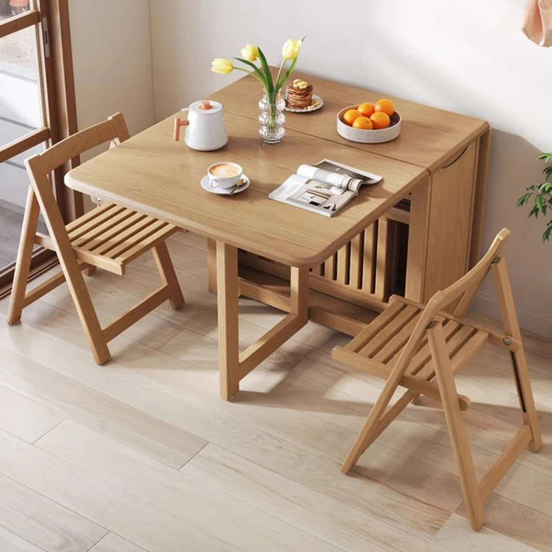Folding Dining Table Set 4 Chairs Luxury Vintage Square Dining Table Extensio Nordic Mesas Y Sillas De Comedor Kitchen Furniture
Folding Dining Table Set 4 Chairs Luxury Vintage Square Dining Table Extensio Nordic Mesas Y Sillas De Comedor Kitchen Furniture