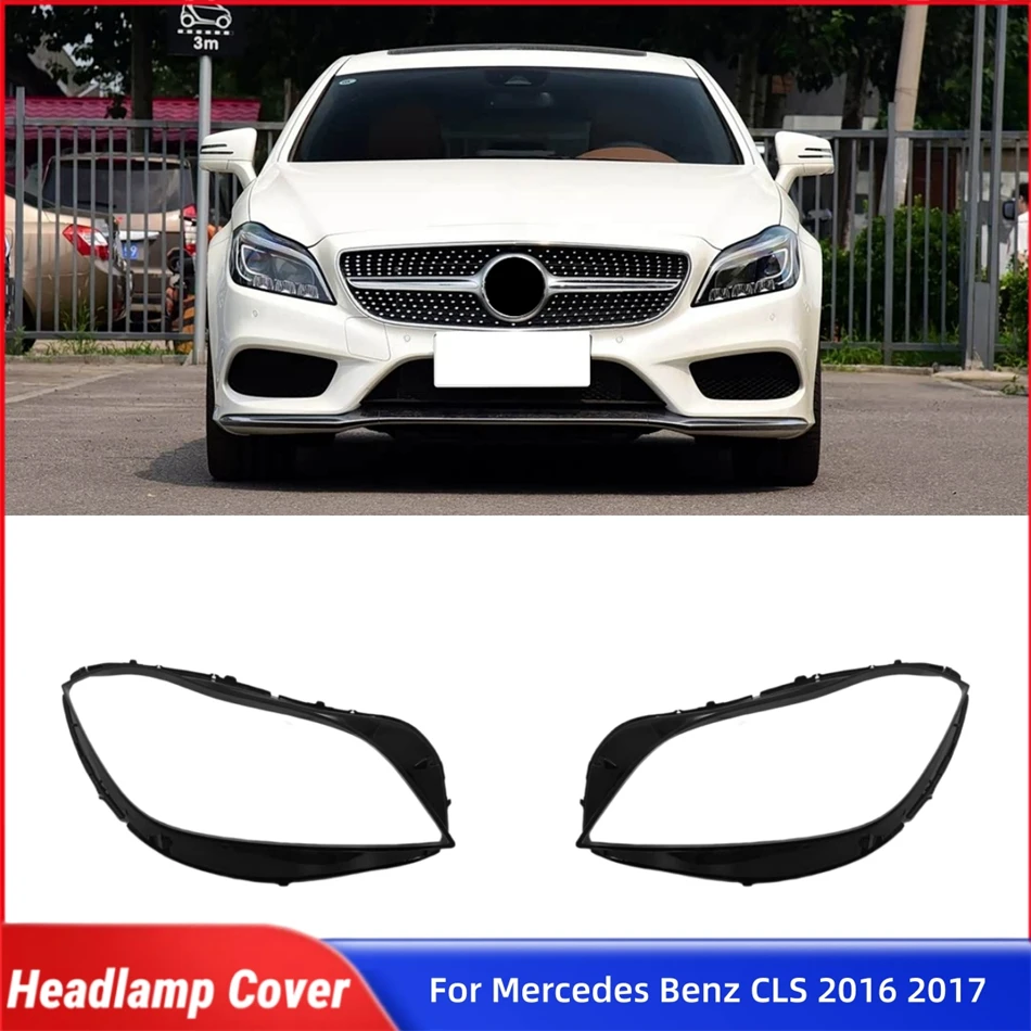 Для Mercedes-Benz CLS W218 2016-2017: Аксессуары для авто, крышки фар, корпуса фар, передние линзы фар, защитные кожухи фар
Для Mercedes-Benz CLS W218 2016-2017: Аксессуары для авто, крышки фар, корпуса фар, передние линзы фар, защитные кожухи фар