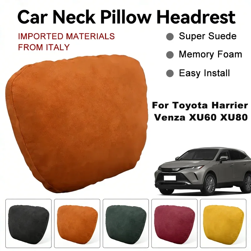 Italy Suede Car Neck Rest Pillow For Toyota Harrier Venza XU60 XU80 Seat Head Neck Support Cushion Auto Interior Accessories
Italy Suede Car Neck Rest Pillow For Toyota Harrier Venza XU60 XU80 Seat Head Neck Support Cushion Auto Interior Accessories