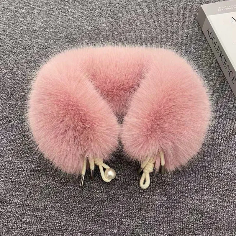 Winter Faux Fox Fur Scarf Women Coat Hood Fur Collar Thickened Neck Warmer Scarves Ladies Jacket Clothing Accessory
Winter Faux Fox Fur Scarf Women Coat Hood Fur Collar Thickened Neck Warmer Scarves Ladies Jacket Clothing Accessory