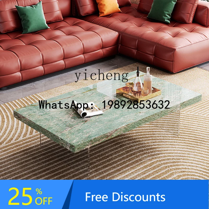 AA living room luxury stone household small apartment acrylic suspension light luxury high-end coffee table
AA living room luxury stone household small apartment acrylic suspension light luxury high-end coffee table