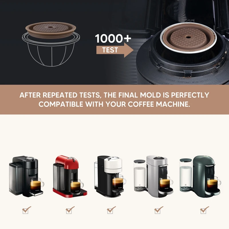 2 шт. многоразовые силиконовые колпачки для капсул Nespresso Vertuo и Vertuoline, многоразовые и совместимые.
2 шт. многоразовые силиконовые колпачки для капсул Nespresso Vertuo и Vertuoline, многоразовые и совместимые.