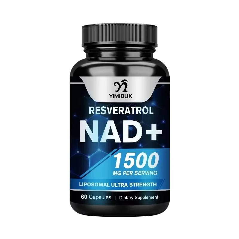 NAD+ Supplement with Resveratrol-Supports Cell Health,,Whitens Skin,Healthy Aging, Metabolism Management,Focus and Memory
NAD+ Supplement with Resveratrol-Supports Cell Health,,Whitens Skin,Healthy Aging, Metabolism Management,Focus and Memory