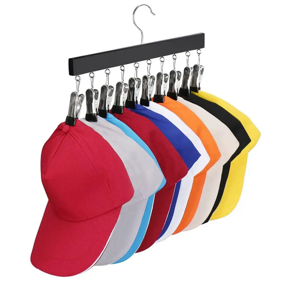 Hat Hanger Rack Durable Stable Lightweight 10 Hooks Clothes Hat Storage Rack Home Supplies
Hat Hanger Rack Durable Stable Lightweight 10 Hooks Clothes Hat Storage Rack Home Supplies