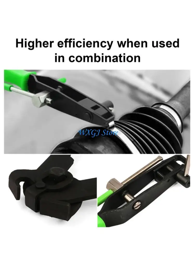 37JE Professional CV Clamp Pliers with Winding Mechanism Strong CV Boot Banding Tool for 10mm Banding Applications
37JE Professional CV Clamp Pliers with Winding Mechanism Strong CV Boot Banding Tool for 10mm Banding Applications