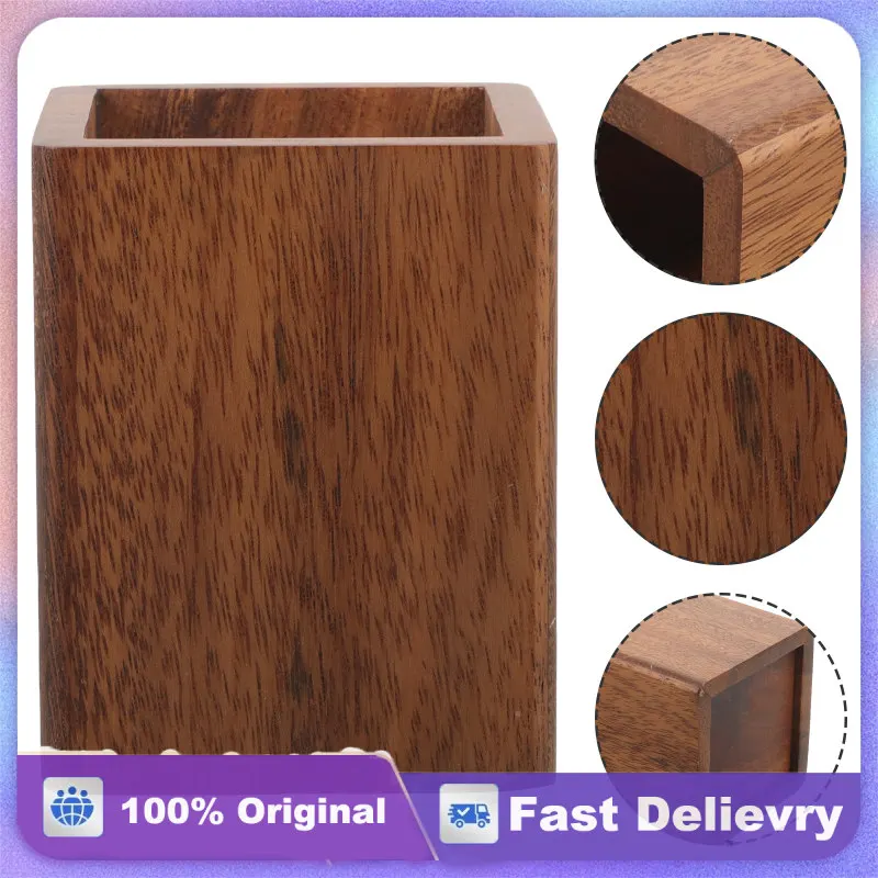 Makeup Brush Box Wooden ganizer Desk Pen Holder Women Makeup Accessories Black Desk Cup Holder Walnut Solid Wood
Makeup Brush Box Wooden ganizer Desk Pen Holder Women Makeup Accessories Black Desk Cup Holder Walnut Solid Wood