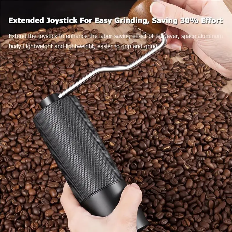 A23P Coffee Grinder Manual Operation Featuring Stainless Steel 7-Star Burr Mill, Double Bearing Design Mechanism, 25G Powder Cap
A23P Coffee Grinder Manual Operation Featuring Stainless Steel 7-Star Burr Mill, Double Bearing Design Mechanism, 25G Powder Cap