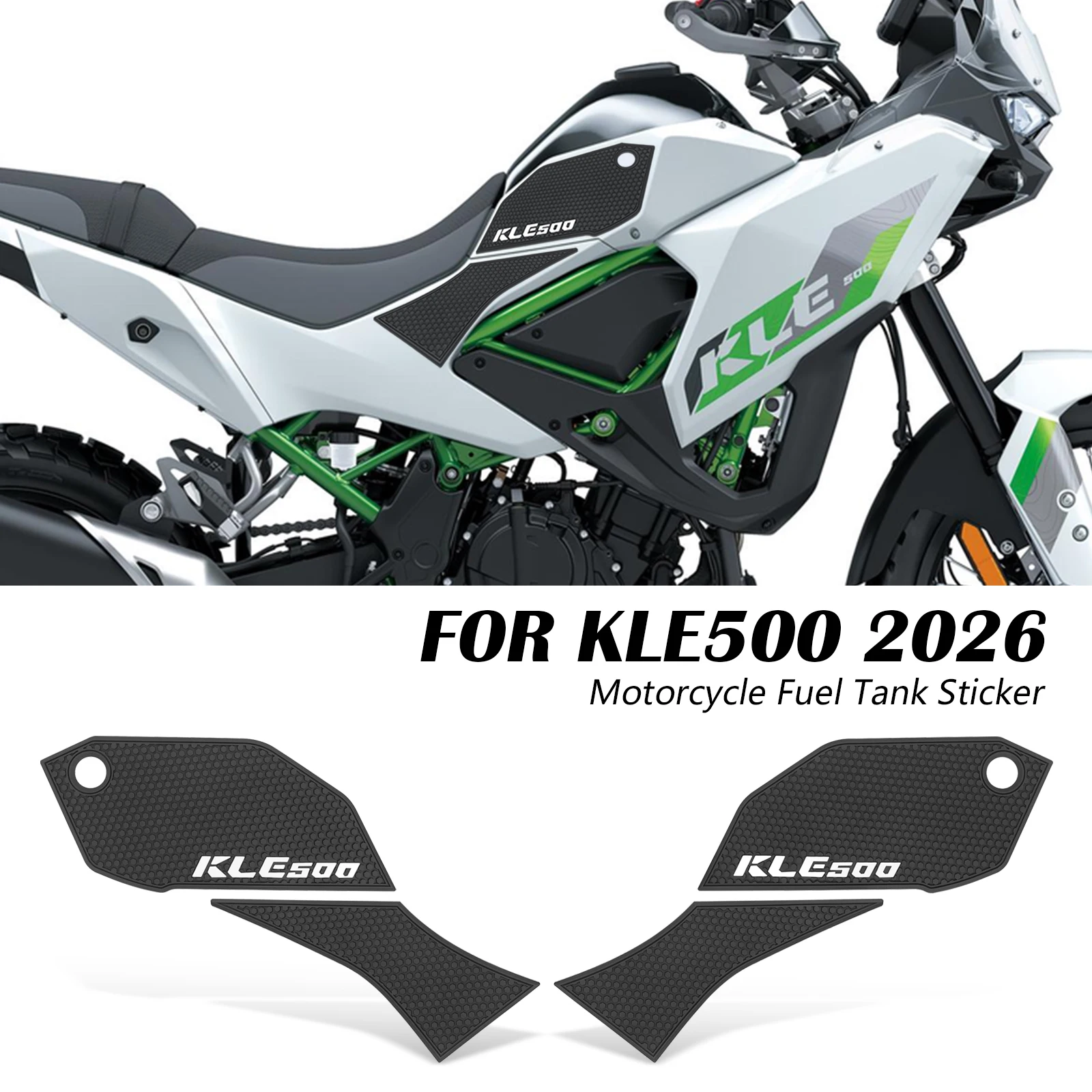 For Kawasaki KLE500 SE ABS 2026 Motorcycle Anti Slip Fuel Oil Tank Pad Side Knee Grip Decal Protector Sticker KLE 500 500SE 2026
For Kawasaki KLE500 SE ABS 2026 Motorcycle Anti Slip Fuel Oil Tank Pad Side Knee Grip Decal Protector Sticker KLE 500 500SE 2026