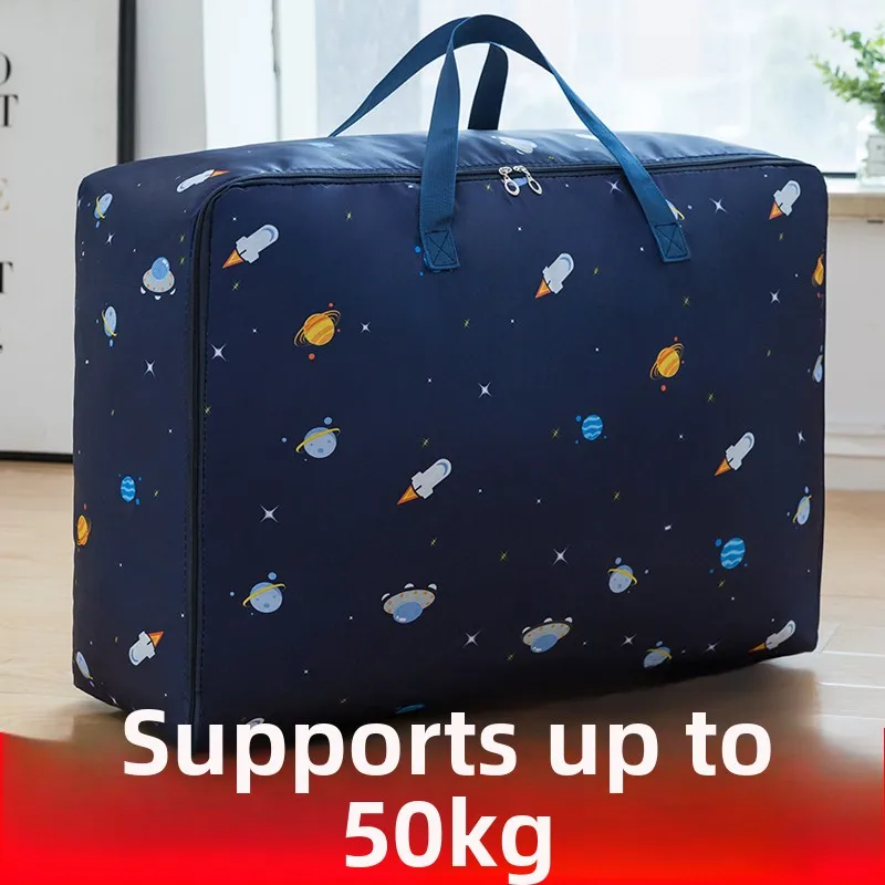 Thick Oxford Cloth Waterproof Cotton Quilt Storage Bag Clothing Organizer Handheld Luggage Bag Moving Bag Home Dustproof
Thick Oxford Cloth Waterproof Cotton Quilt Storage Bag Clothing Organizer Handheld Luggage Bag Moving Bag Home Dustproof