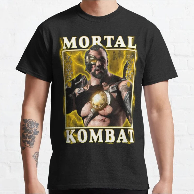 Kano 80s retro video game Mortal Kombat 1 Short-sleeve crewneck T-shirt for men large size Adult Tops S-6xl
Kano 80s retro video game Mortal Kombat 1 Short-sleeve crewneck T-shirt for men large size Adult Tops S-6xl