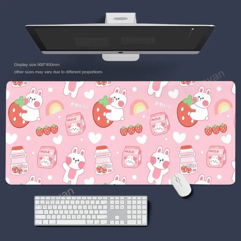Kawaii Gaming Mouse Pad Large Cat Strawberry Milk Mouse Pad Pink Cute Anime Mouse Mat Kawaii Strawberry Decor office accessories
Kawaii Gaming Mouse Pad Large Cat Strawberry Milk Mouse Pad Pink Cute Anime Mouse Mat Kawaii Strawberry Decor office accessories
