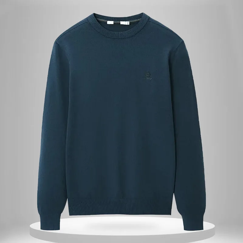 Men's Wool Blend Knitted round Ne Sweater Printed Core Spin Dyed Label Warm Base Layer irt Autumn Winter ential
Men's Wool Blend Knitted round Ne Sweater Printed Core Spin Dyed Label Warm Base Layer irt Autumn Winter ential