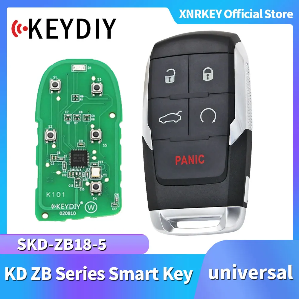 KEYDIY KD ZB Series Smart Key Car Remote ZB18 for KD-X2 KD-MAX for Chrysler for Dodge for Jeep Style
KEYDIY KD ZB Series Smart Key Car Remote ZB18 for KD-X2 KD-MAX for Chrysler for Dodge for Jeep Style