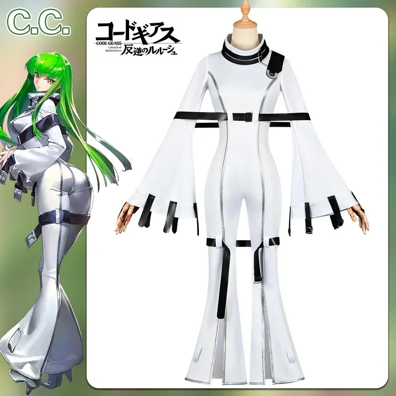 Anime Codee Geass Lelouch of The Rebellion CC Cosplay Costume White Uniform Jumpsuit Woman Halloween Carnival Party Role Play
Anime Codee Geass Lelouch of The Rebellion CC Cosplay Costume White Uniform Jumpsuit Woman Halloween Carnival Party Role Play