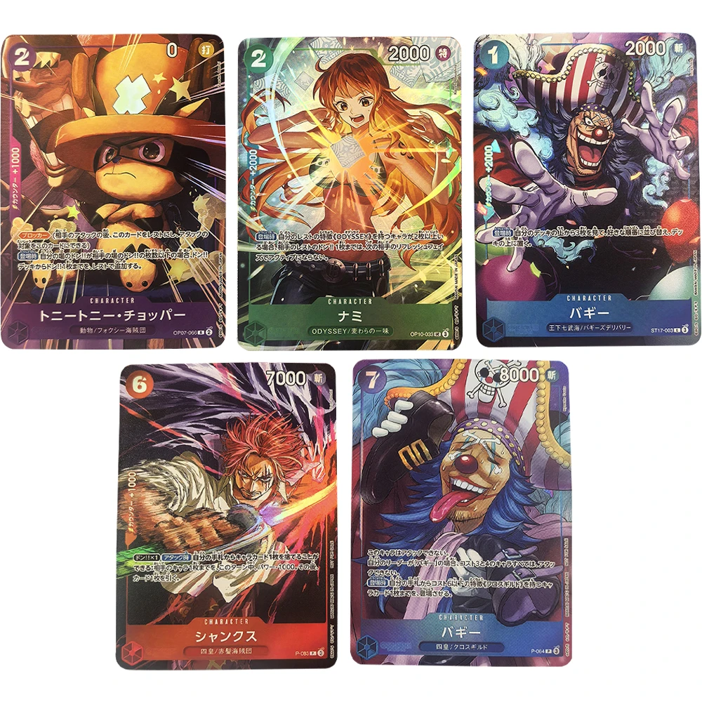 3Pcs/set New Anime OPCG Collection Card Nami Kaidou Tony Tony Chopper Refractive Color Flash Card Textured Child Gifts
3Pcs/set New Anime OPCG Collection Card Nami Kaidou Tony Tony Chopper Refractive Color Flash Card Textured Child Gifts