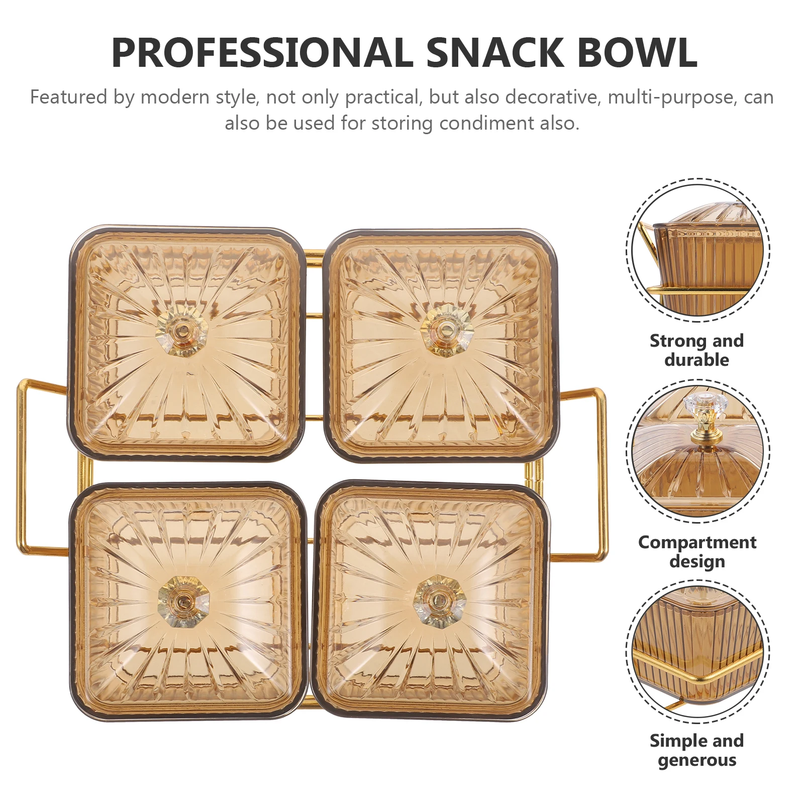 Snack Dish Tray Large Capacity Dried Fruit Bowl Storage Container Decorative Plate Home Use Snacks Serving Melon Iron Luxury
Snack Dish Tray Large Capacity Dried Fruit Bowl Storage Container Decorative Plate Home Use Snacks Serving Melon Iron Luxury