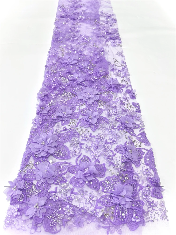 New 3D Applique Fabric High Quality African Lace Fabric 2025 French Net Lace Fabric Sewing Embroidered Lace Tulle Nigeria Dress
New 3D Applique Fabric High Quality African Lace Fabric 2025 French Net Lace Fabric Sewing Embroidered Lace Tulle Nigeria Dress