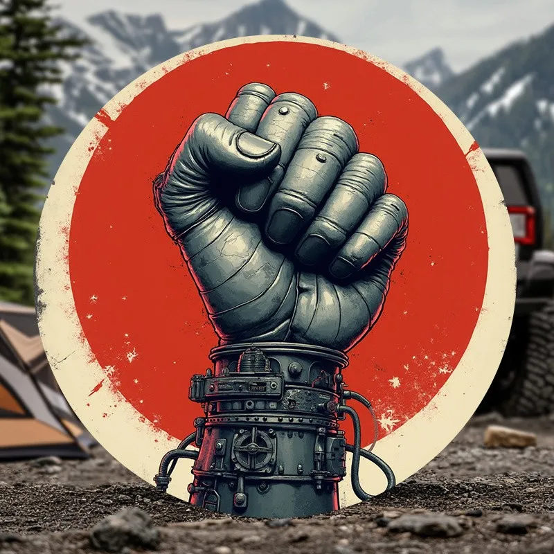 Mechanical Fist Industrial Spare Tire Cover Waterproof UV Resistant Polyester SUV Accessory
Mechanical Fist Industrial Spare Tire Cover Waterproof UV Resistant Polyester SUV Accessory