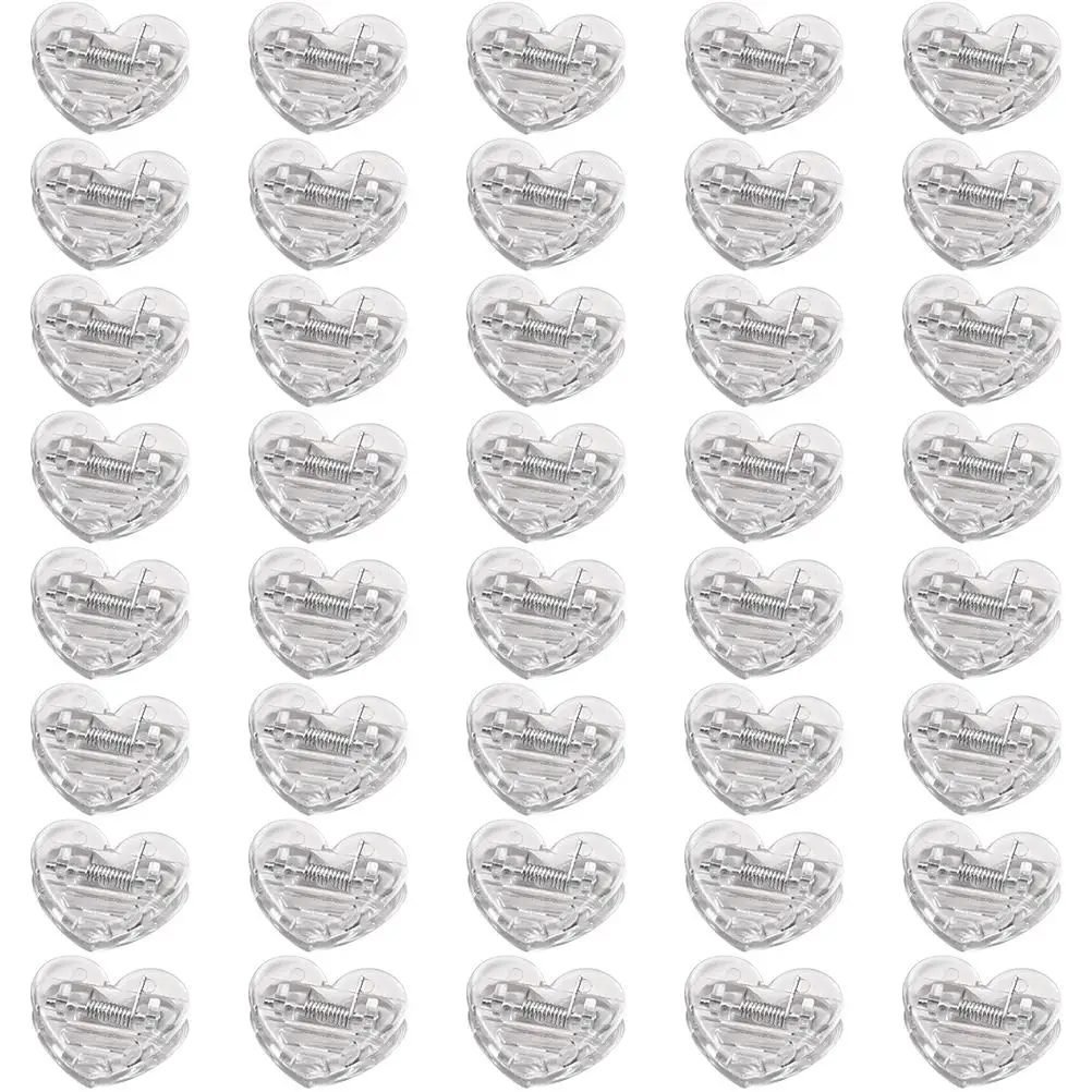 40pcs Heart Multi-Function Picture Clips Photo Clips Transparent Student Supplies File Organizer Reusable Clamps Home
40pcs Heart Multi-Function Picture Clips Photo Clips Transparent Student Supplies File Organizer Reusable Clamps Home