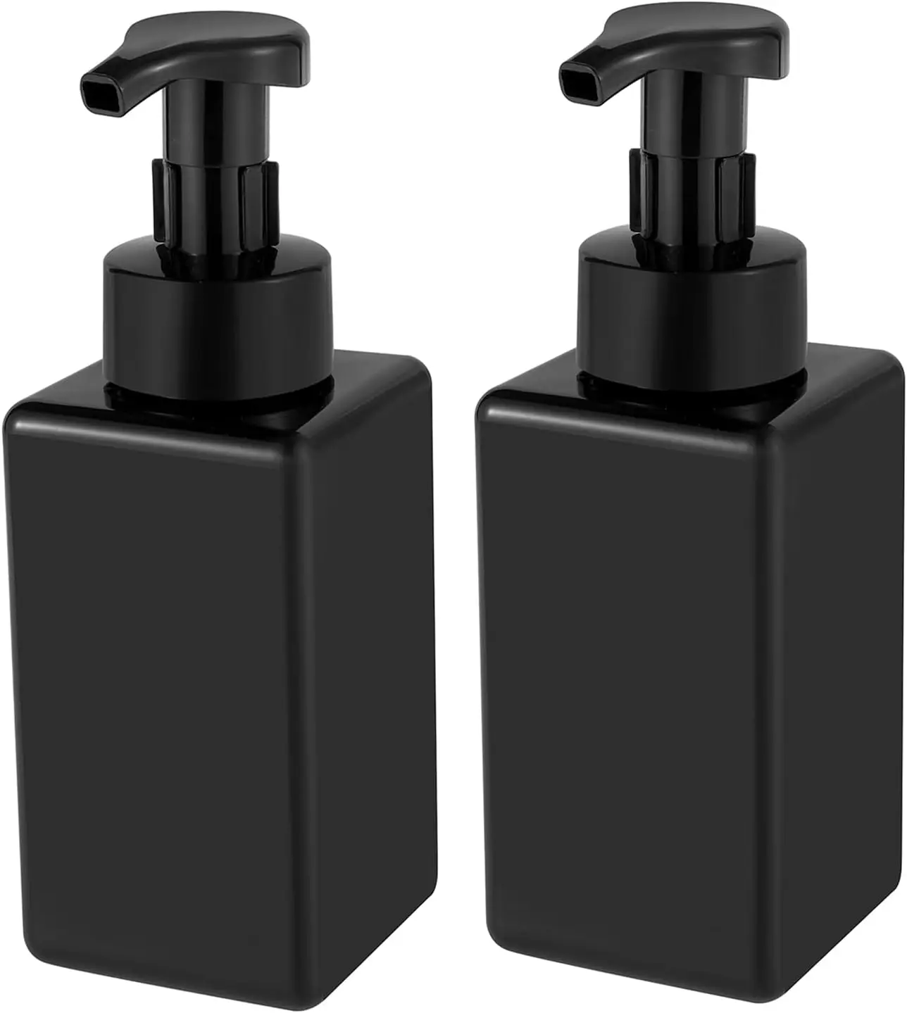 15oz Foaming Soap Dispenser, 2 Pack Refillable Pump Bottles for Liquid Soap, Shampoo, Body Wash - Black
15oz Foaming Soap Dispenser, 2 Pack Refillable Pump Bottles for Liquid Soap, Shampoo, Body Wash - Black