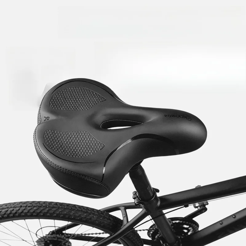 New Bicycle Widened Seat Ultra-soft Saddle Mountain Road Bike Thickened Comfortable Shock-absorbing Seat Bicycle parts
New Bicycle Widened Seat Ultra-soft Saddle Mountain Road Bike Thickened Comfortable Shock-absorbing Seat Bicycle parts