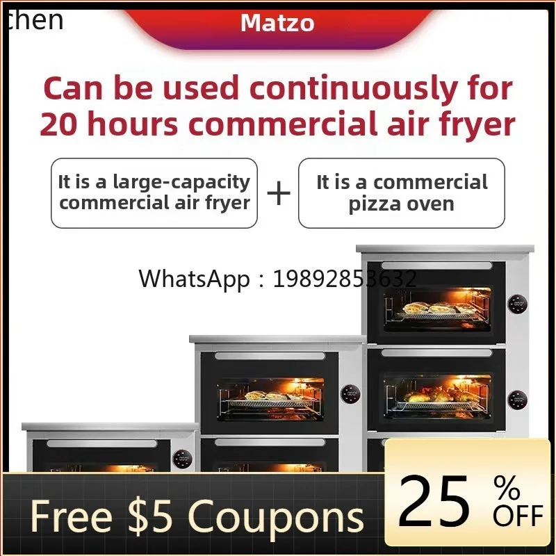 KX large-capacity air fryer commercial 1-layer 2-layer 3-layer large oven scenic shopping mall catering pizza oven
KX large-capacity air fryer commercial 1-layer 2-layer 3-layer large oven scenic shopping mall catering pizza oven