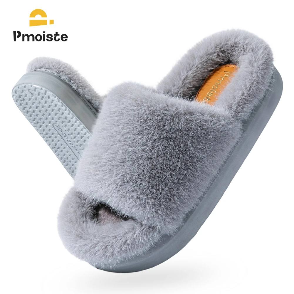 Pmoiste Furry House Slippers Women Comfortable Soft Warm EVA Platform Memory Foam Bedroom Shoes Slip On Winter Girls Indoor
Pmoiste Furry House Slippers Women Comfortable Soft Warm EVA Platform Memory Foam Bedroom Shoes Slip On Winter Girls Indoor