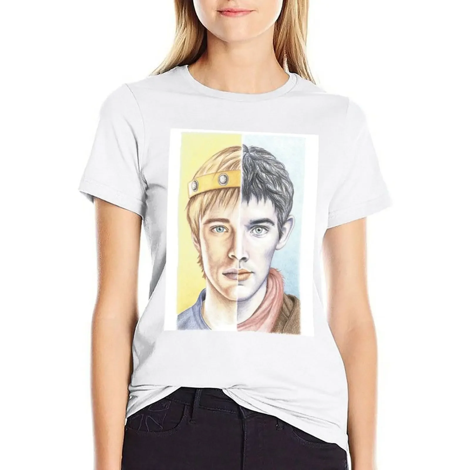 Two sides of the same coin T-shirt tees lady clothes oversized t shirts for Women
Two sides of the same coin T-shirt tees lady clothes oversized t shirts for Women