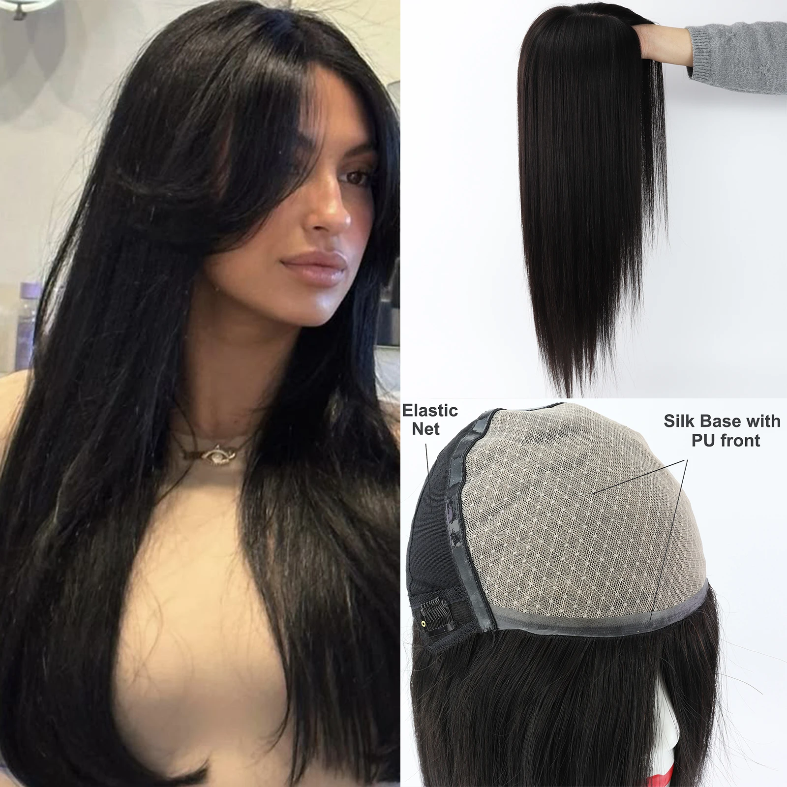 6x6“ Silk Top Full Lace Wig with PU front Real Virgin European Human Hair Wig for Women Silk Base with Elastic Net Wear to go
6x6“ Silk Top Full Lace Wig with PU front Real Virgin European Human Hair Wig for Women Silk Base with Elastic Net Wear to go