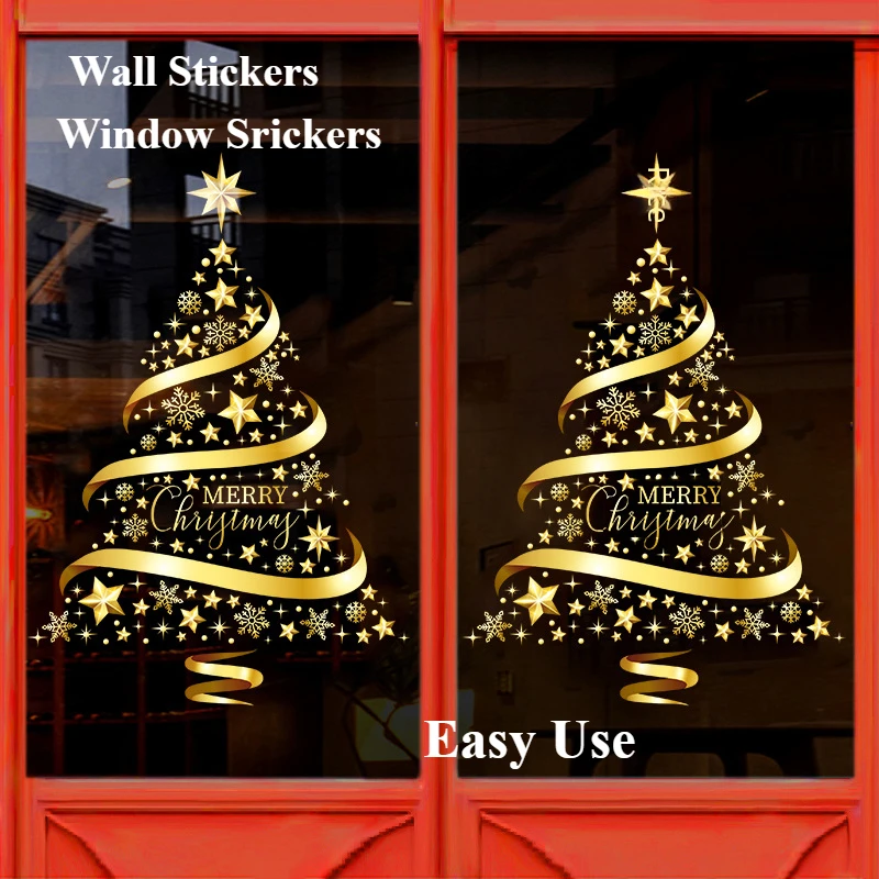 1PC PVC Stickers Christmas Decorations Garland Static Cling Glass Door Stickers Tree Shop Front Window Flowers Christmas Gift
1PC PVC Stickers Christmas Decorations Garland Static Cling Glass Door Stickers Tree Shop Front Window Flowers Christmas Gift