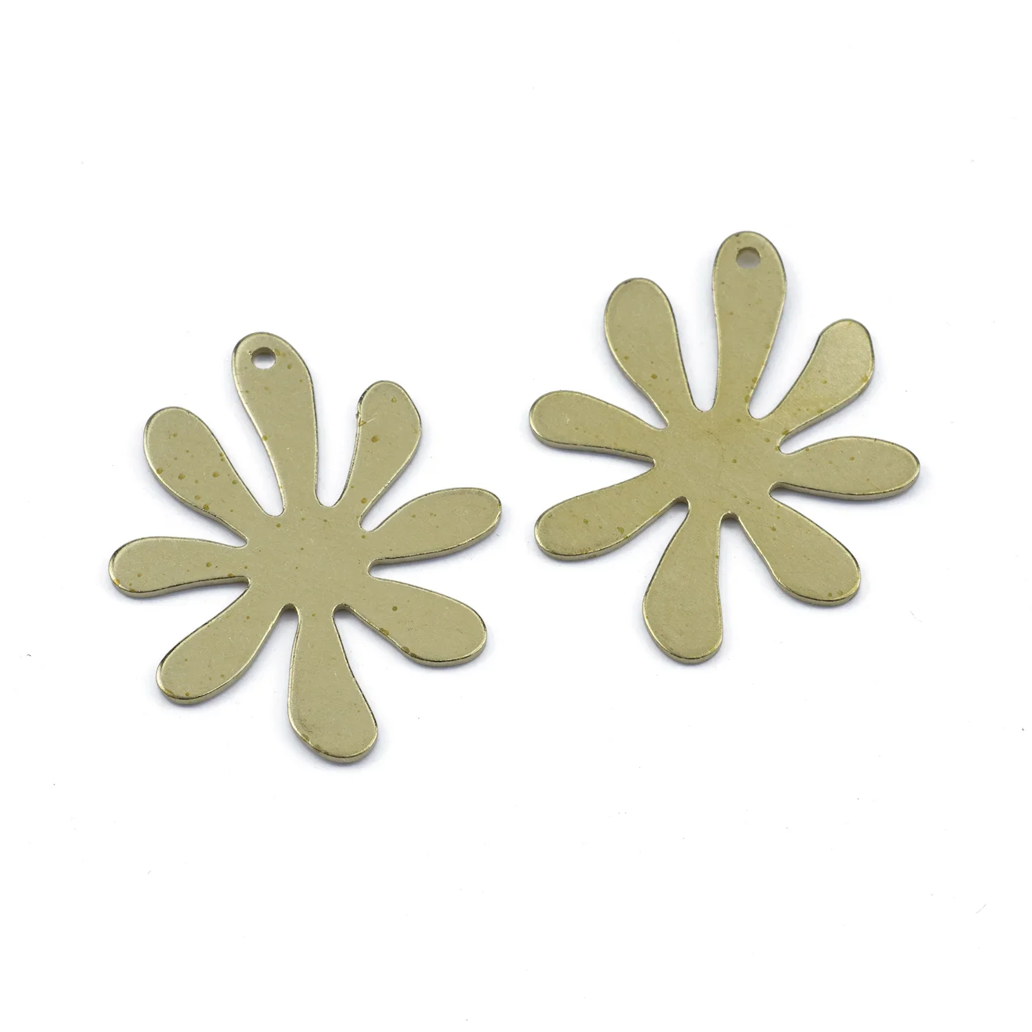 10Pcs/Lot Raw Brass Flower Charms Pendants Supplies For Diy Handmade Jewelry Earrings Necklace Clothing Components Making 
10Pcs/Lot Raw Brass Flower Charms Pendants Supplies For Diy Handmade Jewelry Earrings Necklace Clothing Components Making