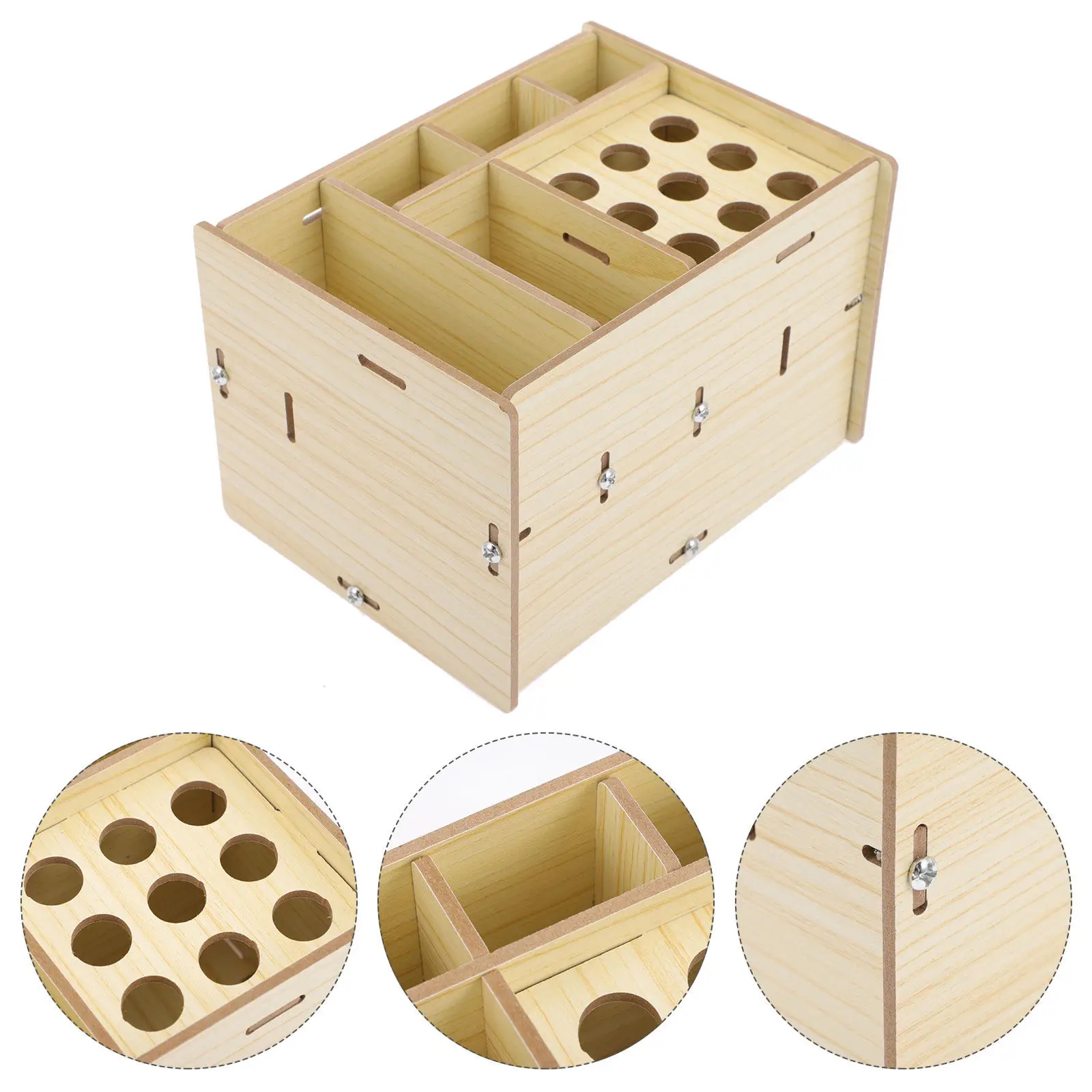Wooden Hairdressing Tool Storage Box for Scissors Comb Razor Organizing Barbershop Salon Supplies Organizer Hairstyling Scissors
Wooden Hairdressing Tool Storage Box for Scissors Comb Razor Organizing Barbershop Salon Supplies Organizer Hairstyling Scissors